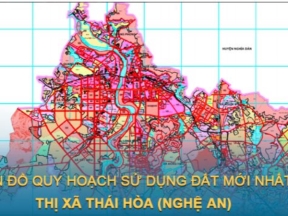 Bản đồ quy hoạch sử dụng đất thị xã thái hòa (nghệ an) giai đoạn năm 2021 – 2030