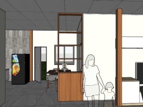 Bản vẽ 3d su nhà lắp ghép khung thép kiểu mới – model su việt nam