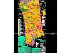 Bản vẽ autocad thiết kế bản đồ quy hoạch quận Tân Phú TP HCM