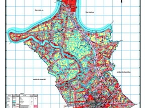 Bản vẽ bản đồ sử dụng đất thị xã gò công, tiền giang