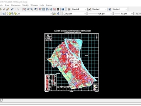  bản vẽ cad bản đồ sử dụng đất huyện long xuyên, an giang