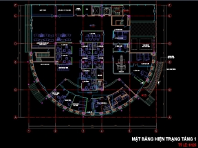 Bản vẽ CAD full kiến trúc kết cấu điện nước cải tạo phòng khám Phenika