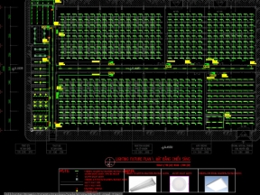 Bản vẽ CAD hệ thống điện, điện nhẹ nhà máy ở Bắc Ninh