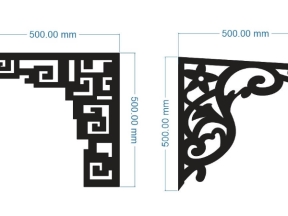  bản vẽ cad hoa góc cnc