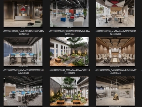 Bản vẽ cad (kèm ảnh 3D render) nội thất văn phòng dược phẩm 3 tầng