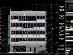 Bản vẽ cad mẫu thiết kế khách sạn 5 tầng kích thước 14.4x15m