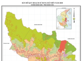  bản vẽ cad quy hoạch sử dụng đất huyện khánh sơn, khánh hòa