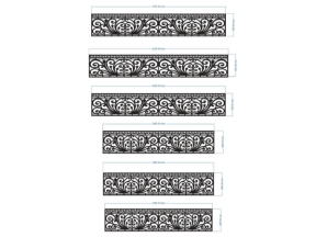 Bản vẽ cnc lan can đẹp