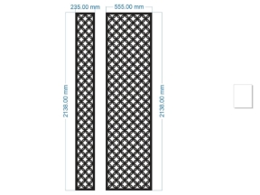 Bản vẽ cnc vách cổng đồng tiền