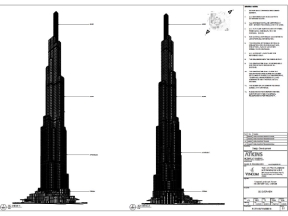 Bản vẽ concept, tktc tòa landmark 81 - vinhomes central park - cao nhất việt nam