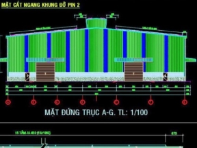 Bản vẽ điện năng lượng mặt trời áp mái 1mwp