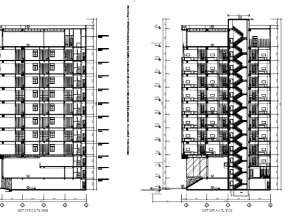 Bản vẽ điện nước hotel 10 tầng 9.9x23m