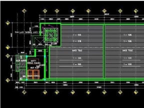 Bản vẽ hotel 3 tầng 30x12m – kích thước