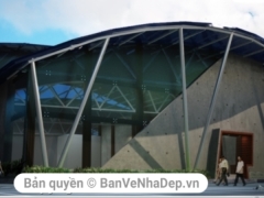 Bạn vẽ kiến trúc hội trường nhà năng ngân hàng coop bank Thanh Hóa