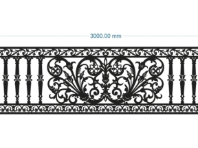 Bản vẽ lan can cnc siêu phẩm hot nhất năm