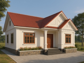 Bản vẽ mái thái 11x18m