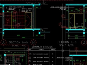 Bản vẽ nhà bảo vệ 5x8.2m