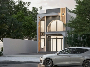 Bản vẽ nhà gác lửng 5x15m