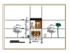 Bản vẽ nhà ở phố 2 tầng diện tích thiết kế 5.7x16m