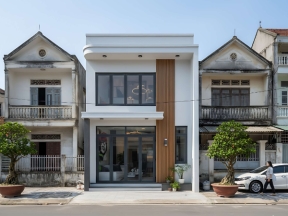 Bản vẽ nhà phố 1 tầng lửng 5x14m