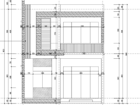 Bản vẽ nhà phố 2 tầng 7x12m đầy đủ file kết cấu, điện nước và dự toán