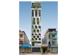 Bản vẽ nhà tòa nhà 6 tầng diện tích 5x22m