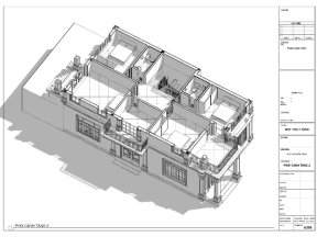 Bản vẽ Revit Kiến trúc Biệt thự 2 tầng 8.2x14.3m