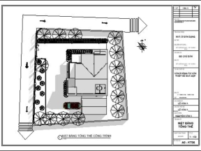 Bản vẽ Revit Kiến trúc Nhà cấp 4 12x11m