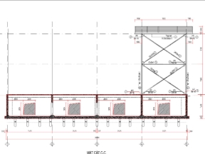 Bản vẽ thiết kế bể PCCC 10x30m 900m3 kèm tháp nước kết cấu thép
