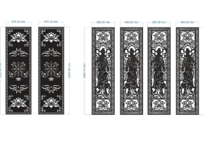 Bản vẽ thiết kế cnc cổng chùa cổ mới nhất