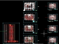 Bản vẽ thiết kế hệ thống phòng chữa cháy văn phòng 27 tầng nổi 3 tầng hầm đường láng hạ