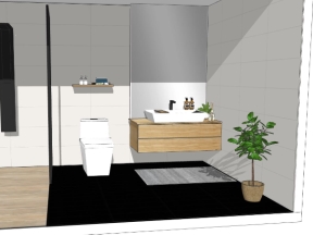 Bản vẽ thiết kế nội thất phòng tắm