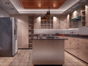 Bản vẽ thiết kế phòng bếp model 3d.skp