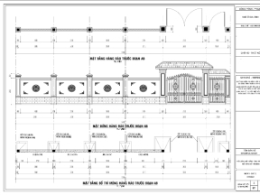 Bản vẽ thiết kế thi công cổng hàng rào nhà thờ đẹp