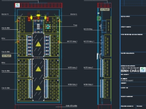 Bản vẽ thiết kế tủ điện MSB