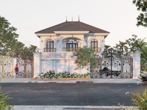 Biệt thự 2 tầng .skp đẹp hiện đại