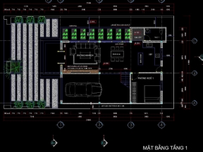 Biệt thự 3 tầng 11.5x21m