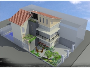 Biệt thự 3 tầng 9x11m