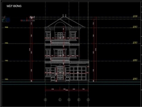 Biệt thự 3 tầng, diện tích 9x13.7m