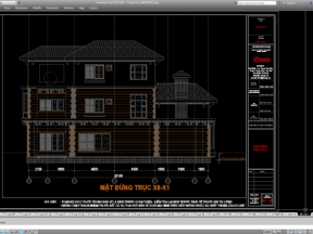 Biệt thự 3 tầng hiện đại diện tích 11x20m