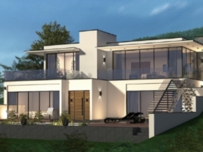 Biệt thự nghỉ dưỡng sườn đồi 2 tầng diện tích 16x16m