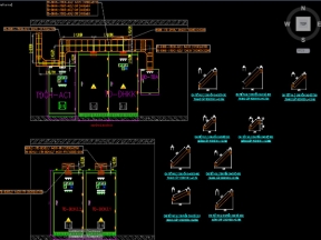 Bộ bản vẽ CAD hoàn công thanh toán cáp điện tổng chung cư cao tầng