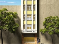 Bộ bản vẽ cad thiết kế nhà nghỉ cao 7 tầng kích thước 5x18m full hạng mục