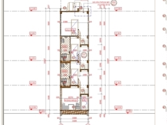 Bộ bản vẽ nhà phố 3 tầng kích thước 3.6x9.8m gồm: KT+KC+ME