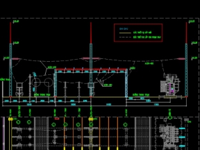Bộ hồ sơ thiết kế CAD đầy đủ trạm biến áp 110kV Mỹ Thủy