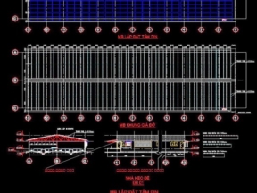 Cad hồ sơ điện năng lượng mặt trời áp mái nhà công nghiệp công suất 1000 kwp