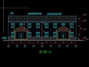 Cad hồ sơ thi công nhà ký túc xá 2 tầng 9.5x28m kèm kinh phí