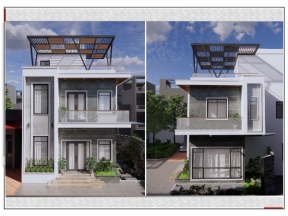 Cải tạo nhà phố đẹp 2 tầng 7.1x16.2m đẹp nhất 2025
