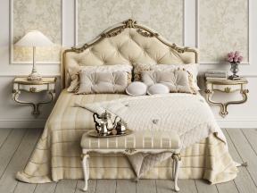 Chia sẻ 12 mẫu giường ngủ thiết kế theo phong cách tân cổ điển rất đẹp.