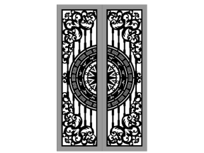 Cnc cổng 2 cánh trống đồng